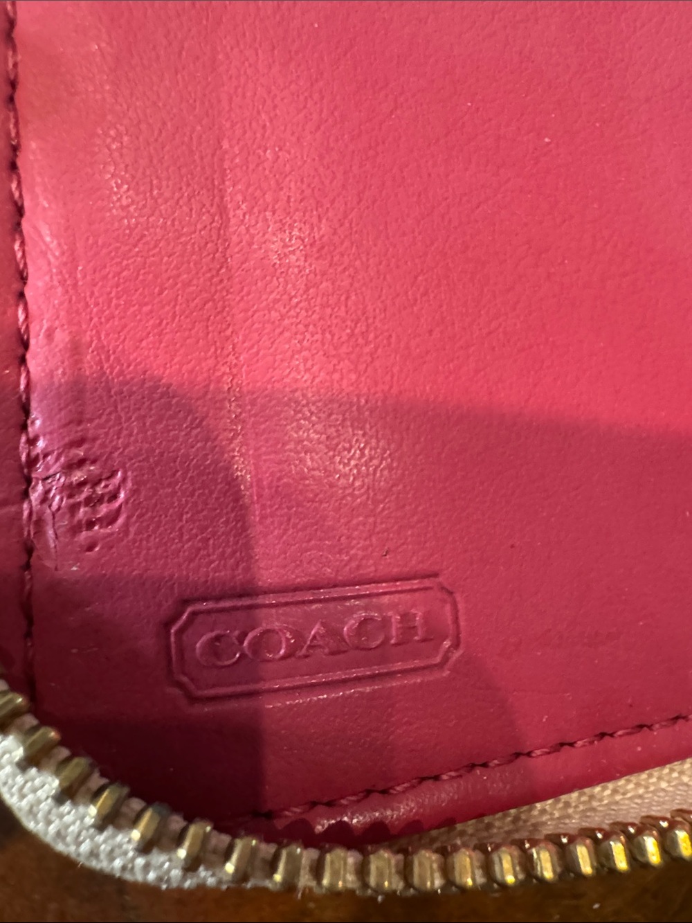 Coach Multicolor Floral Signature Canvas Wallet with Tan Trim - Picture 13 of 14